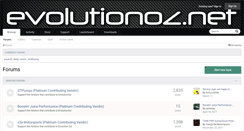Desktop Screenshot of evolutionoz.net